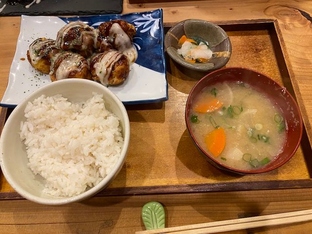 たこ焼き定食